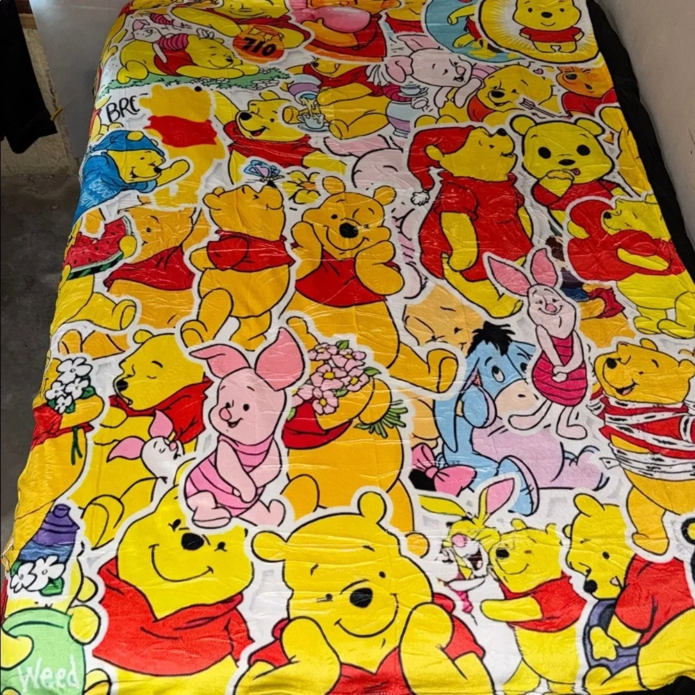 Brand new super cute Winnie the Pooh blanket 60”X75”
